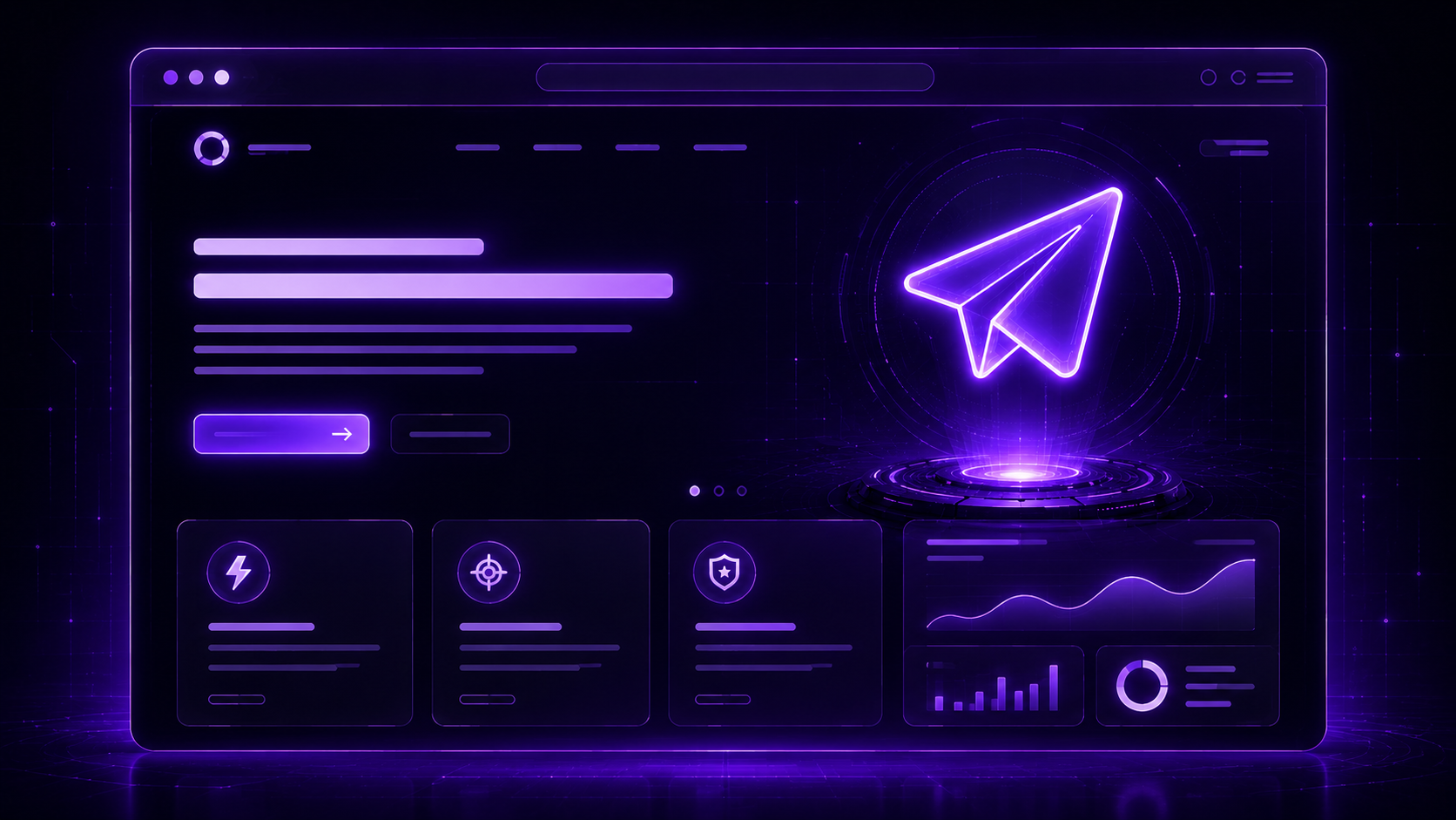 Landing page example